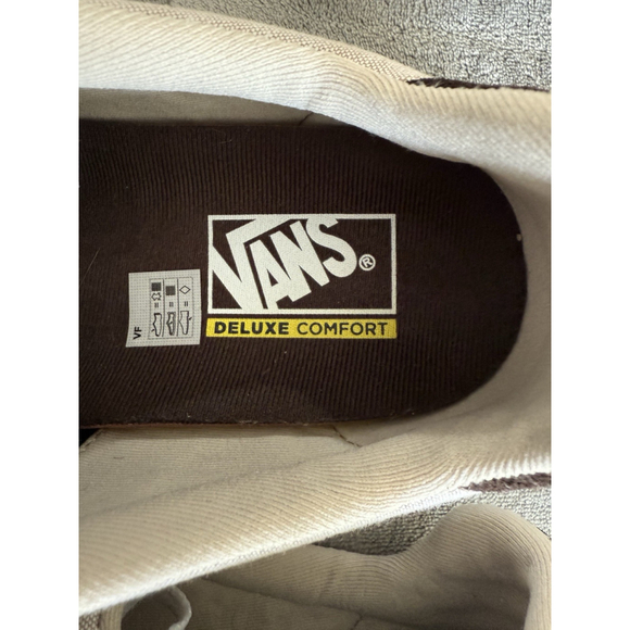 Vans Men's Atwood Deluxe Sneakers Canvas Size 8 Grey Chipmunk Clean - Picture 3 of 11